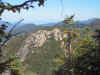 Saddleback's rock face